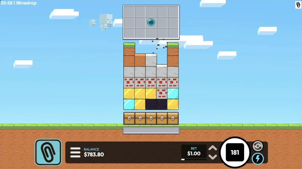 MineDrop gameplay